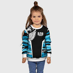 Свитшот детский Камуфляж ВДВ, цвет: 3D-белый — фото 2