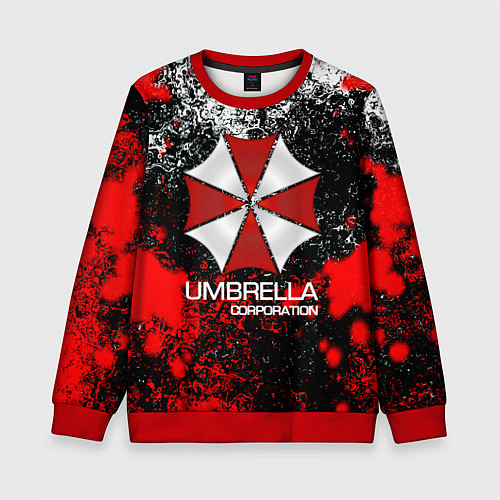 Детский свитшот UMBRELLA CORP / 3D-Красный – фото 1