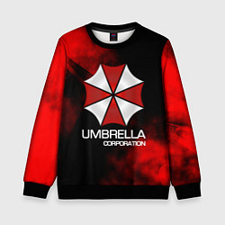 Свитшот детский UMBRELLA CORP, цвет: 3D-черный