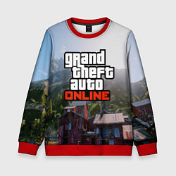 Свитшот детский GTA Online, цвет: 3D-красный