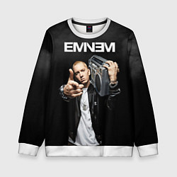 Свитшот детский EMINEM, цвет: 3D-белый