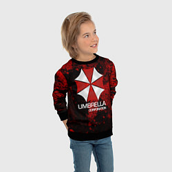 Свитшот детский UMBRELLA CORP, цвет: 3D-черный — фото 2