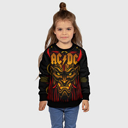 Свитшот детский ACDC, цвет: 3D-черный — фото 2