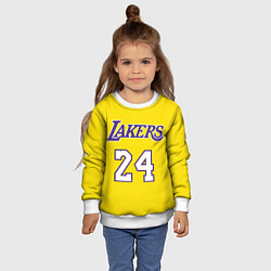 Свитшот детский Kobe Bryant 24, цвет: 3D-белый — фото 2