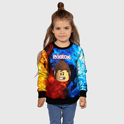 Свитшот детский ROBLOX, цвет: 3D-черный — фото 2
