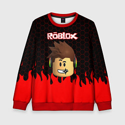 Свитшот детский ROBLOX, цвет: 3D-красный