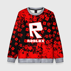 Свитшот детский Roblox, цвет: 3D-меланж
