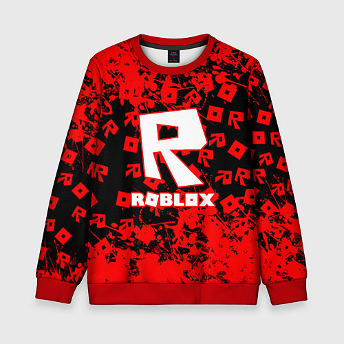 Детский свитшот Roblox / 3D-Красный – фото 1