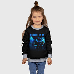 Свитшот детский ROBLOX, цвет: 3D-меланж — фото 2