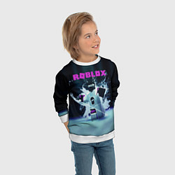 Свитшот детский ROBLOX, цвет: 3D-белый — фото 2