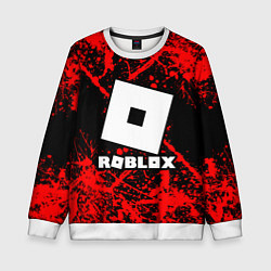 Свитшот детский Roblox, цвет: 3D-белый