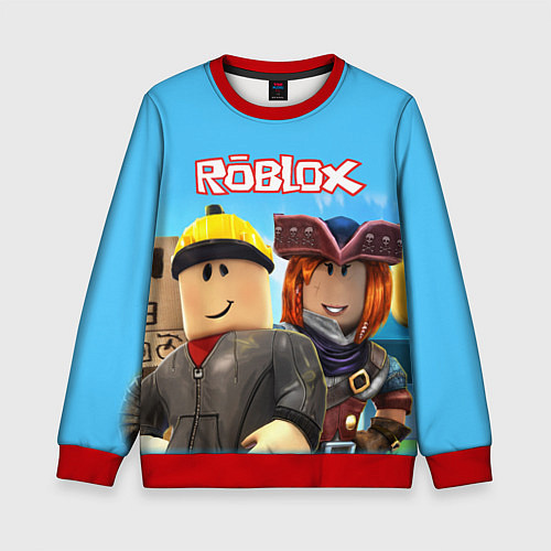 Детский свитшот ROBLOX / 3D-Красный – фото 1