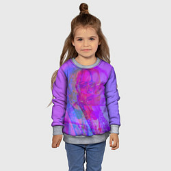 Свитшот детский Billie Glitch Пастель, цвет: 3D-меланж — фото 2