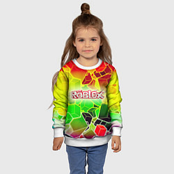 Свитшот детский Роблокс, цвет: 3D-белый — фото 2