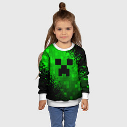Свитшот детский MINECRAFT, цвет: 3D-белый — фото 2