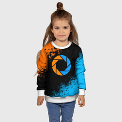 Свитшот детский PORTAL, цвет: 3D-белый — фото 2