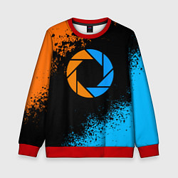 Свитшот детский PORTAL, цвет: 3D-красный