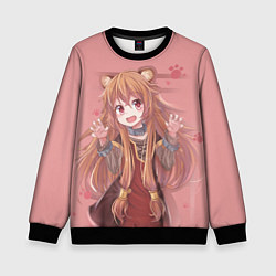 Свитшот детский Raphtalia, цвет: 3D-черный