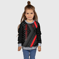 Свитшот детский Mercedes-Benz, цвет: 3D-меланж — фото 2