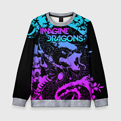 Свитшот детский Imagine Dragons, цвет: 3D-меланж