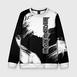 Свитшот детский Iron Maiden, цвет: 3D-белый