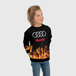 Свитшот детский AUDI, цвет: 3D-черный — фото 2