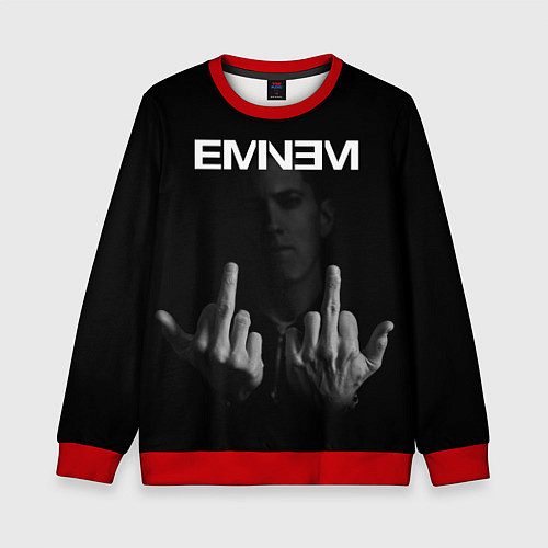 Детский свитшот EMINEM / 3D-Красный – фото 1