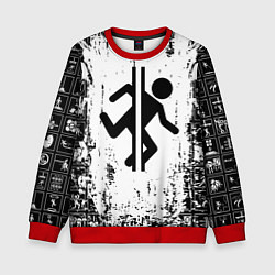 Свитшот детский PORTAL, цвет: 3D-красный