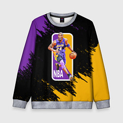 Свитшот детский LA LAKERS KOBE BRYANT, цвет: 3D-меланж
