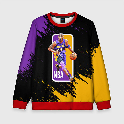 Детский свитшот LA LAKERS KOBE BRYANT / 3D-Красный – фото 1