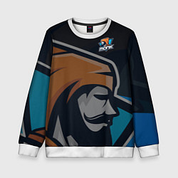 Свитшот детский Форма Monk, цвет: 3D-белый