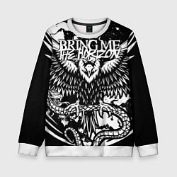 Свитшот детский Bring Me the Horizon, цвет: 3D-белый