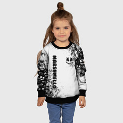 Свитшот детский Marshmello, цвет: 3D-черный — фото 2