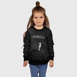 Свитшот детский MARKUL, цвет: 3D-черный — фото 2