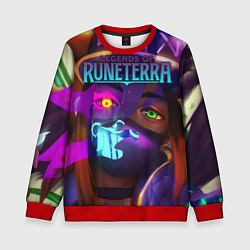 Свитшот детский Legends of Runeterra, цвет: 3D-красный