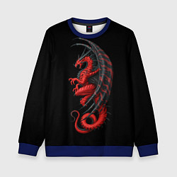 Свитшот детский Red Dragon, цвет: 3D-синий