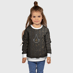 Свитшот детский Assassin's Creed, цвет: 3D-белый — фото 2