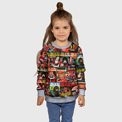 Свитшот детский ЧЕРНОЕ ЗЕРКАЛО, цвет: 3D-меланж — фото 2