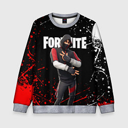 Свитшот детский FORTNITE IKONIK, цвет: 3D-меланж