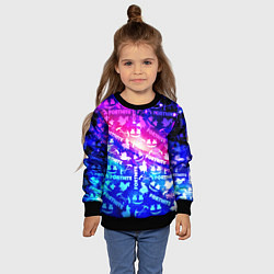 Свитшот детский FORTNITE&MARSMELLO COSMO, цвет: 3D-черный — фото 2