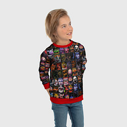 Свитшот детский Five Nights At Freddy's, цвет: 3D-красный — фото 2