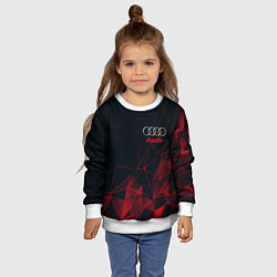 Свитшот детский AUDI, цвет: 3D-белый — фото 2