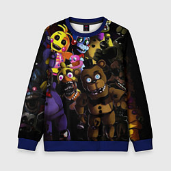 Свитшот детский Five Nights At Freddy's, цвет: 3D-синий