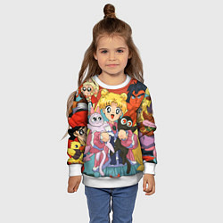 Свитшот детский СЕЙЛОР МУН, цвет: 3D-белый — фото 2