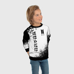 Свитшот детский BTS, цвет: 3D-черный — фото 2