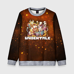 Свитшот детский UNDERTALE, цвет: 3D-меланж