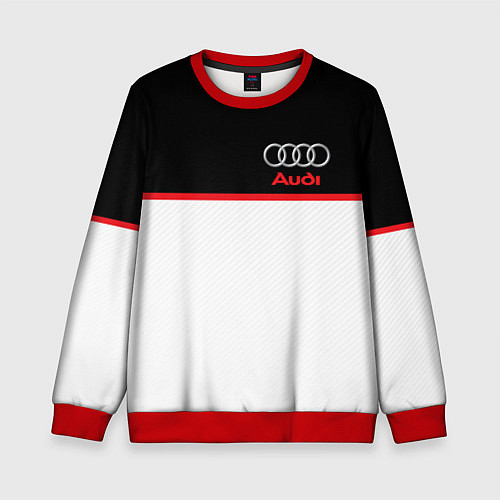 Детский свитшот AUDI SPORT / 3D-Красный – фото 1