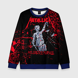 Свитшот детский Metallica, цвет: 3D-синий
