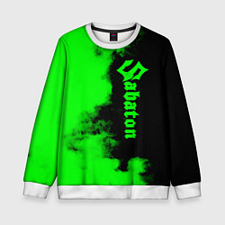 Свитшот детский Sabaton, цвет: 3D-белый