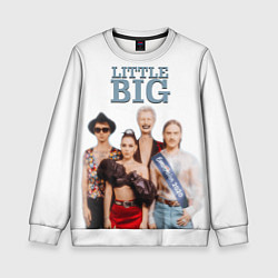 Свитшот детский Little Big, цвет: 3D-белый